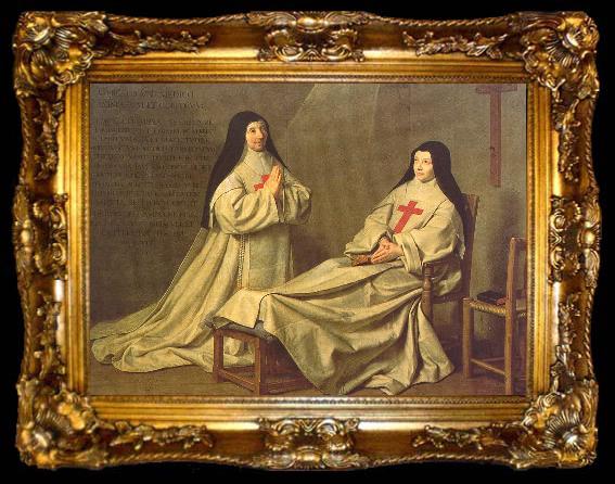 framed  Philippe de Champaigne The Ex-Voto of 1662, ta009-2
